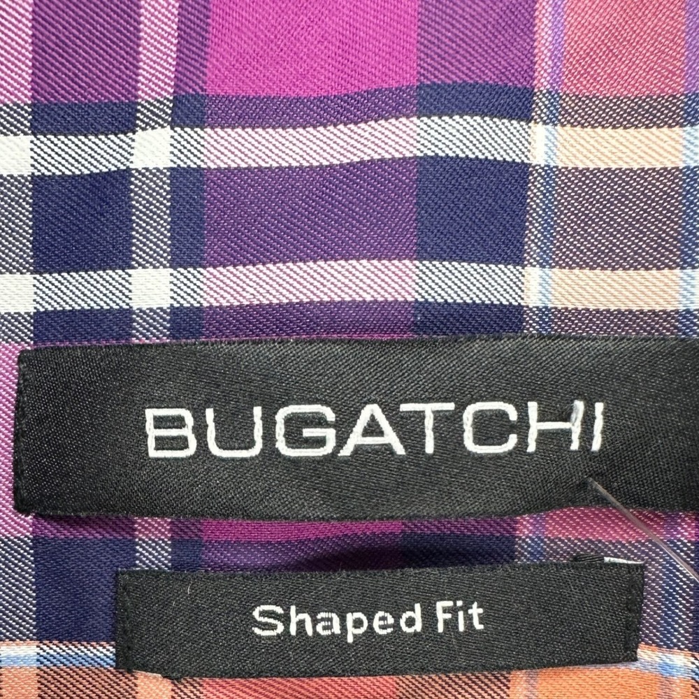 Bugatchi Shirt Button Mens Medium - image 2